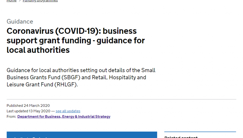 Local Authority Discretionary Fund Guidance Published